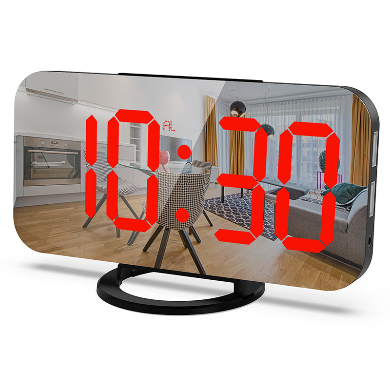 LED Alarm Clock Dual USB Output