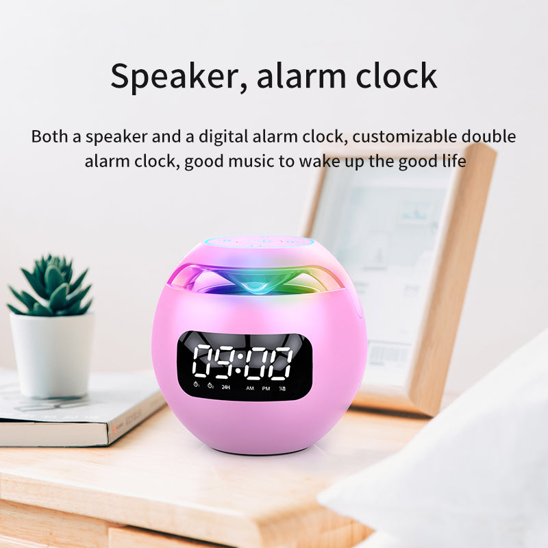 Clock Colorful Bluetooth Speaker