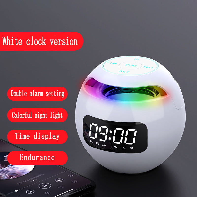 Clock Colorful Bluetooth Speaker