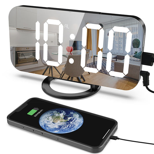 LED Alarm Clock Dual USB Output