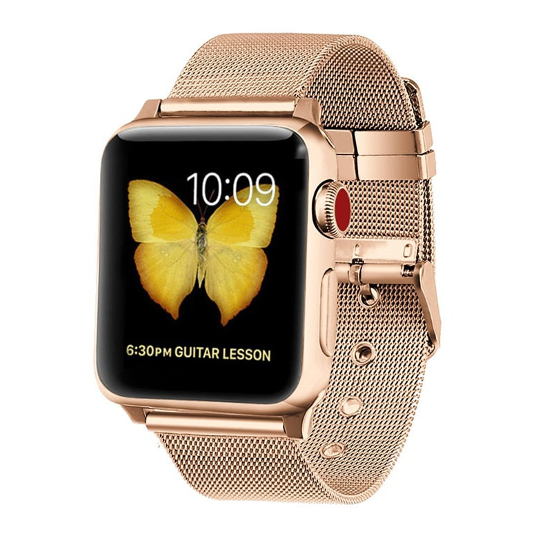Stainless Steel mesh Bracelet Watchband Apple Watch 4 3 2 1