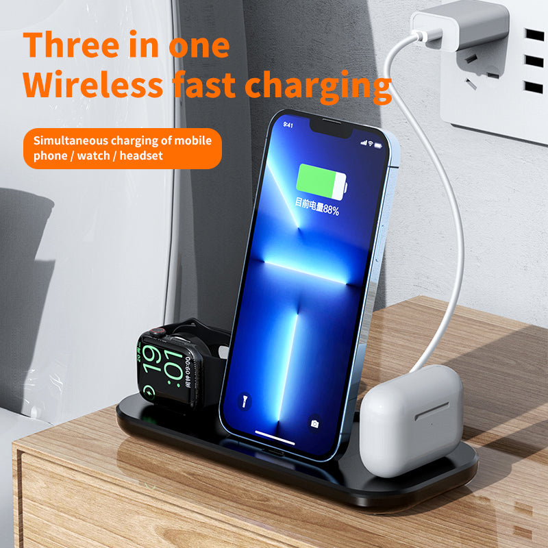 Three-In-One Wireless Charger