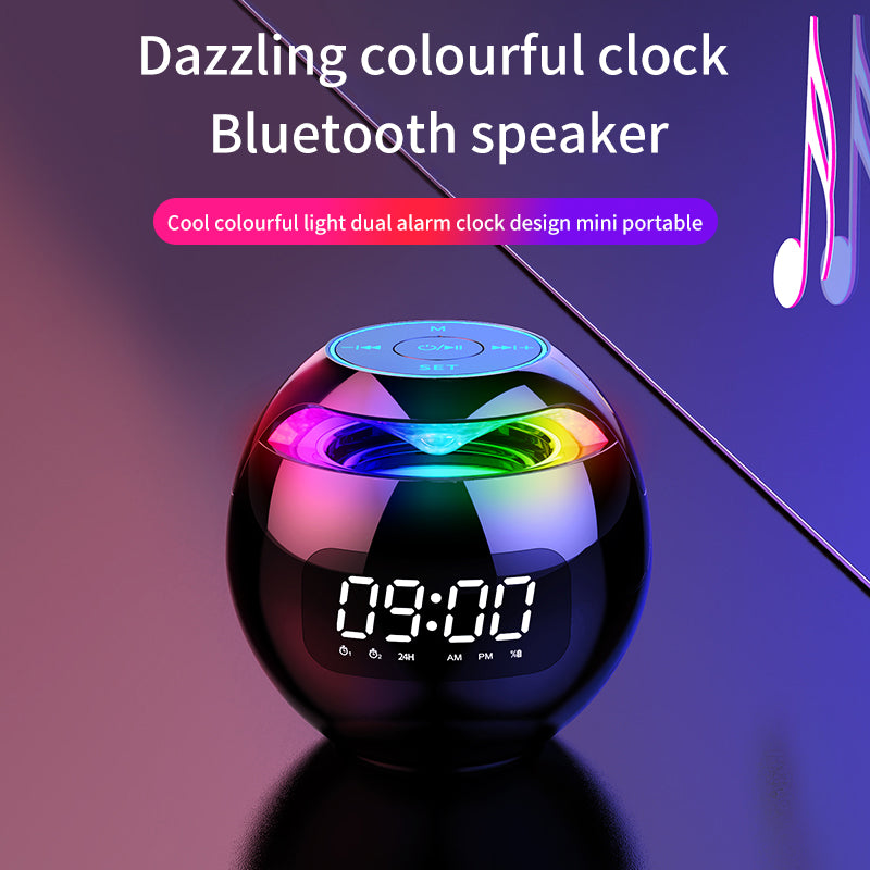 Clock Colorful Bluetooth Speaker