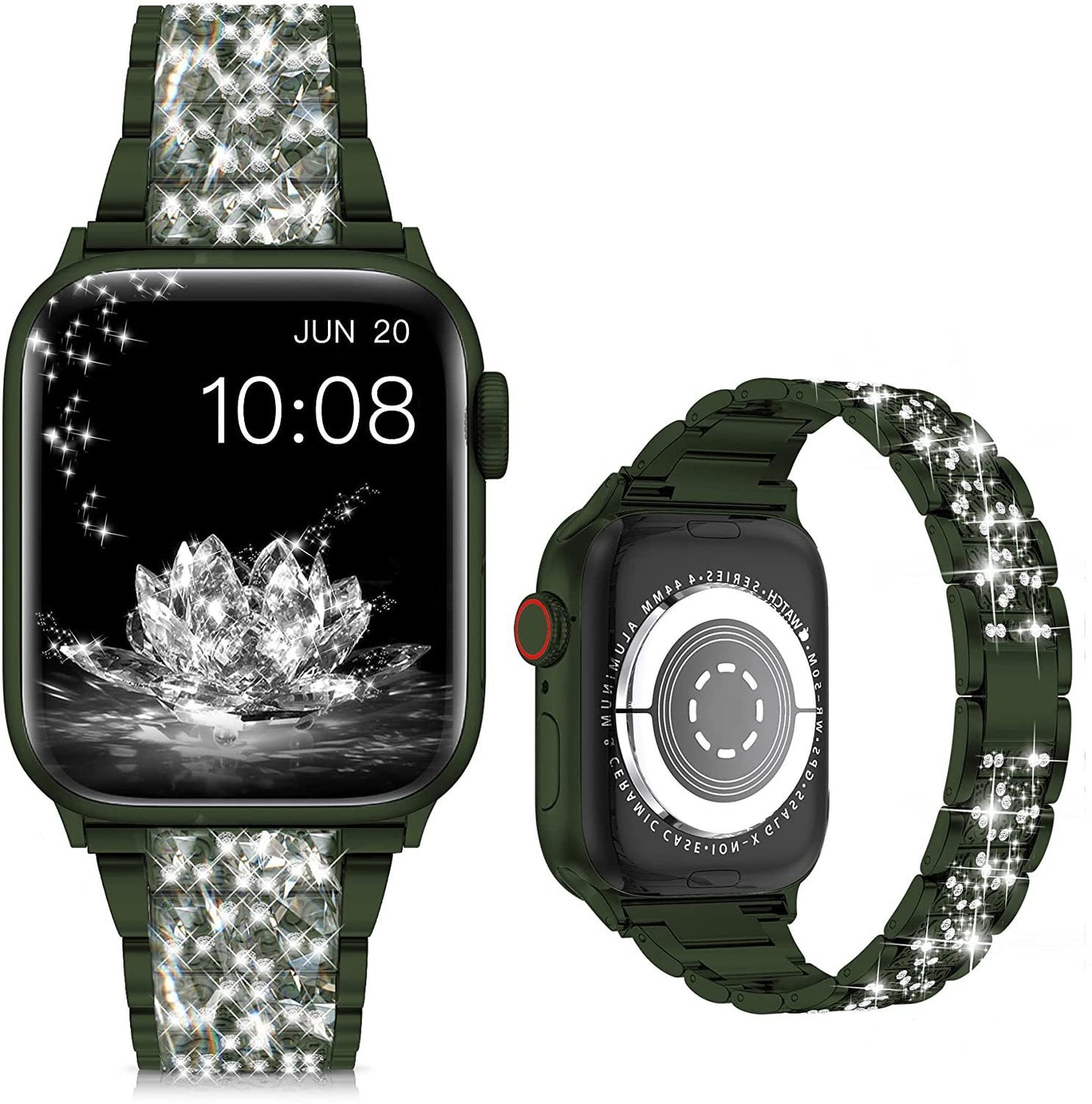iwatch Watchband Three Beads Diamond