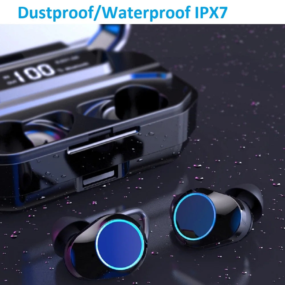 Waterproof Earbuds with 3300mAh Long Battery Life