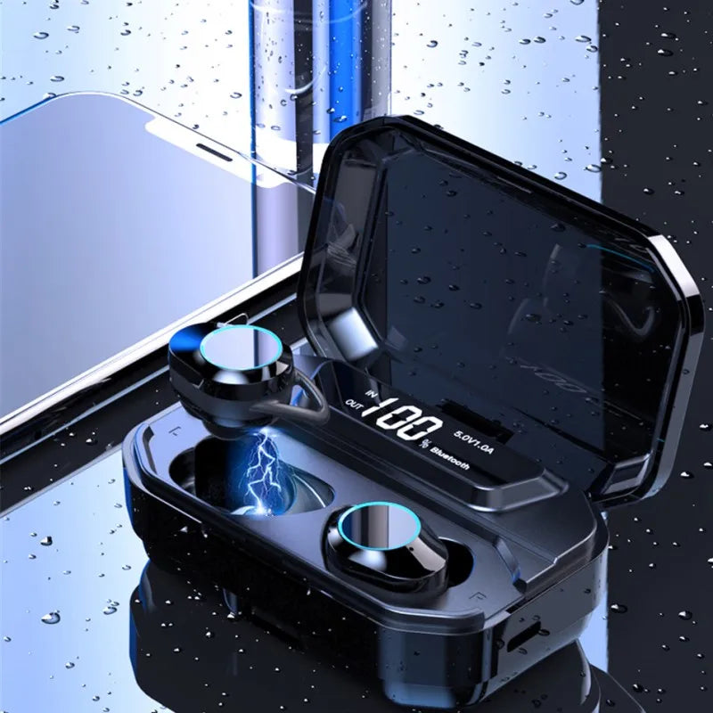 Waterproof Earbuds with 3300mAh Long Battery Life