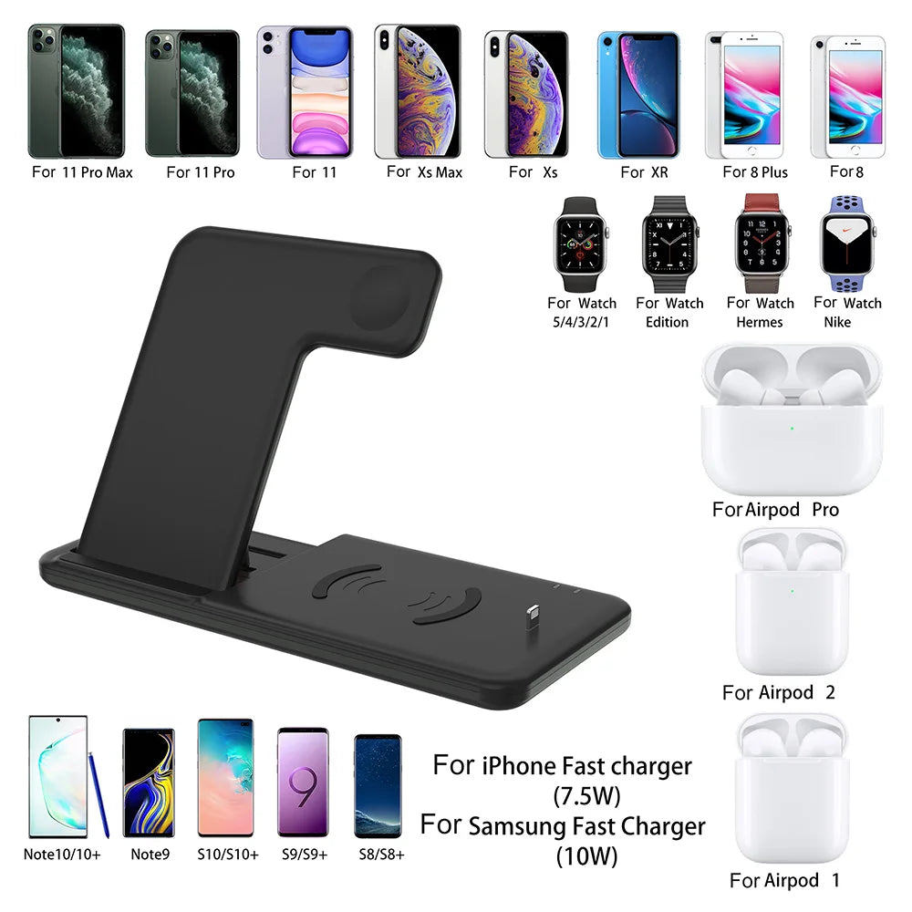 15W Qi Fast Wireless Charger Stand