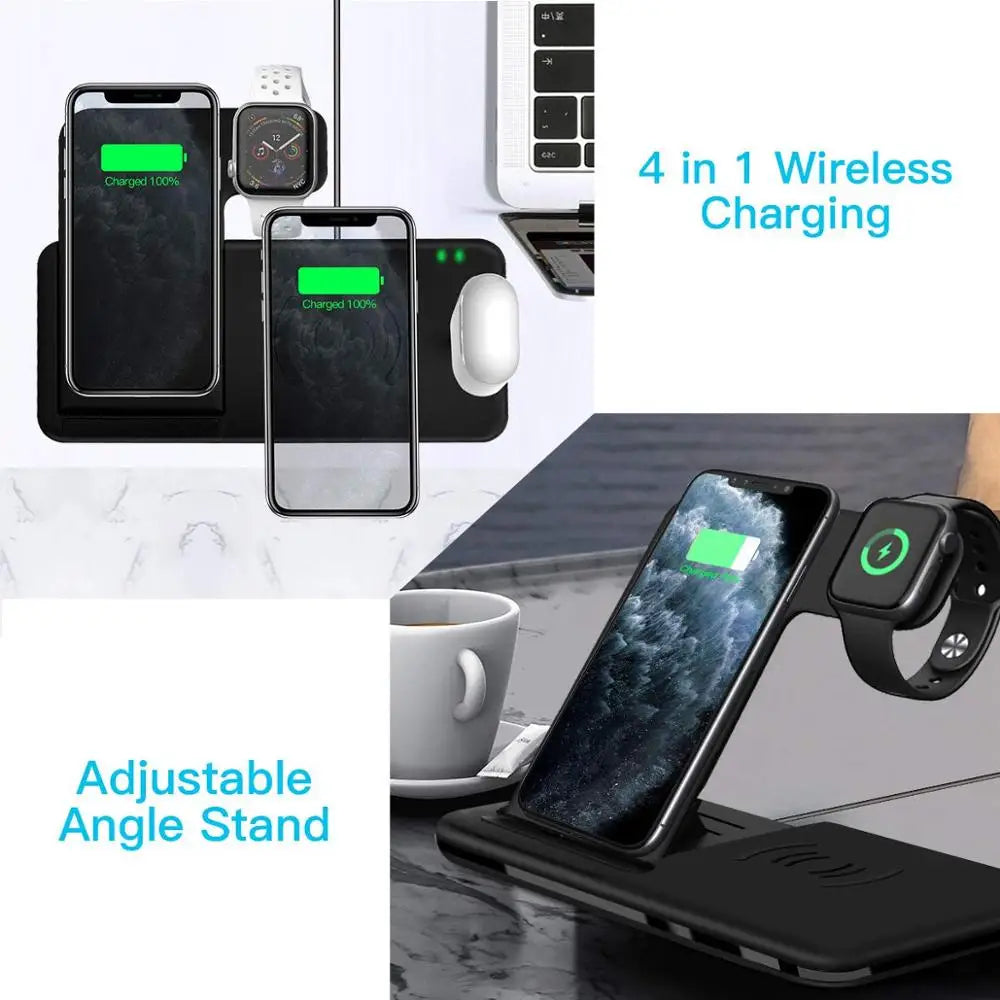 15W Qi Fast Wireless Charger Stand
