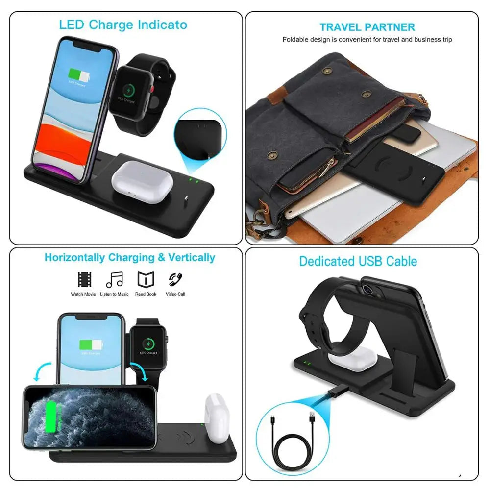 15W Qi Fast Wireless Charger Stand