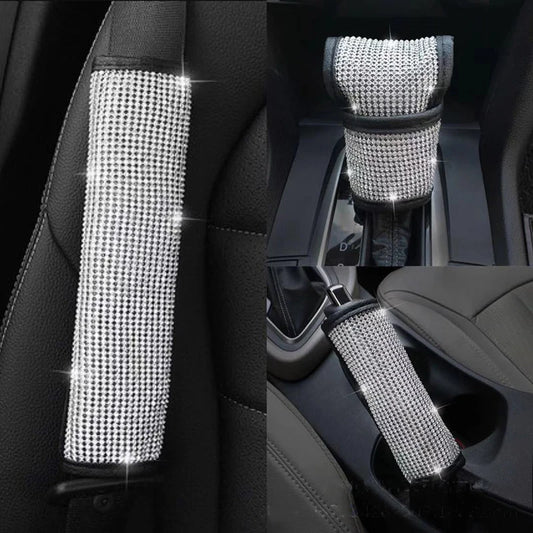 Diamond Crystal Car Seatbelt Cover