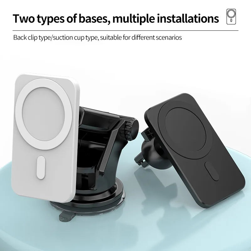 15w Magnetic Car Wireless Charger